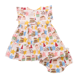 Baby Girls Jennifer Dress Set || Birthday Star