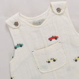 Baby Boys Noah Jumper || Vintage Car Embroidery