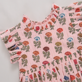Girls Jennifer Dress || Multi Flower Drop