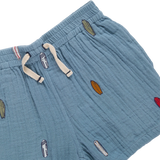 Boys Calvin Short || Surfboard Embroidery