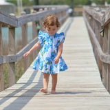 Baby Girls Harper Dress Set || Hibiscus Floral