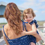 Baby Girls Jaipur Bubble || Navy Dot