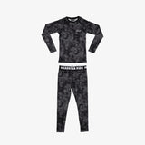 Tie Dye Black Base Layer Set