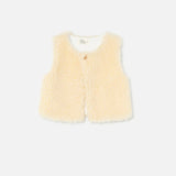 Faux Shearling Baby Vest