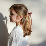 Ribbon Wrapped Claw Clip || Dusky Pink