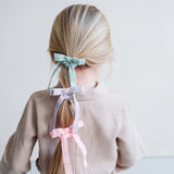 Summer Stripes Bow Scrunchies || 4 Pack