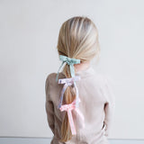 Summer Stripes Bow Scrunchies || 4 Pack