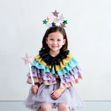 Rainbow Ruffle Cape