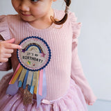 It's My Birthday Rosette || Space Unicorn