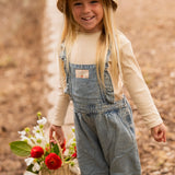 Ribbed Turtleneck || Natural & Denim