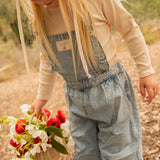 Ribbed Turtleneck || Natural & Denim