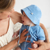 Organic Baby Bucket Hat || Ivory