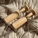 Standing Wooden Maraca Pair