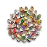 Paper Hearts Garland || Colorful Notes