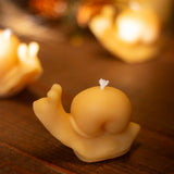 Beeswax Candle || Snail