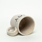 'Joy' Handmade in Ohio Ceramic Stoneware Ivory 12oz Mug