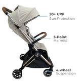 Icon Travel Stroller || Beige