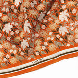 Silk Bandana Scarf || Botanical Garden Floral