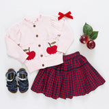 Girls Pocket Sweater || Apple