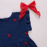 Girls Adaline Ruffle Dress || Apples