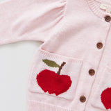 Girls Pocket Sweater || Apple