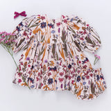 Baby Girls Brooke Dress Set || Autumn Flowers