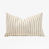 Charu Indian Wool Pillow Covers || Ivory & Dark Brown