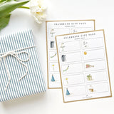 Gift Tag Sticker Sheets || Celebrate