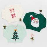 Baby Boys Oliver Sweater || Evergreen Santa