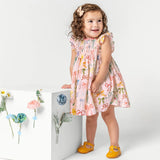 Baby Girls Stevie Dress Set || Watercolor Bows