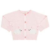 Baby Girls Maude Rabbit Sweater || Light Pink