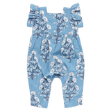 Baby Girls Elsie Jumper || Blue Bouquet Floral