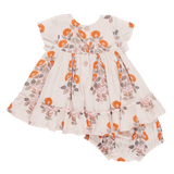 Baby Girls Niley Dress Set || Cloud Bouquet Floral