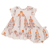 Baby Girls Niley Dress Set || Cloud Bouquet Floral