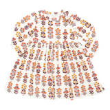 Baby Girls Organic Steph Dress || Fall Field Floral