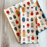 Cocktail Napkin Set || Beetles