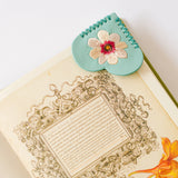 Embroidered Hearts Corner Bookmark || Set of 2