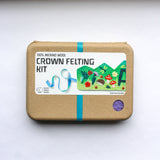 Personalizable Wool Crown Felting Kit