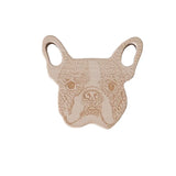 Wooden Teether || French Bulldog