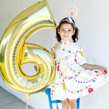 Girls Brooke Dress || Birthday Garland