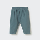 Blue-tender corduroy pants