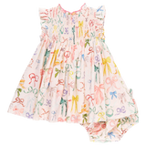 Baby Girls Stevie Dress Set || Watercolor Bows