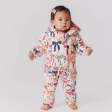 Baby Snowsuit || Pink Bows on Bows