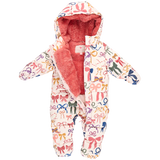 Baby Snowsuit || Pink Bows on Bows