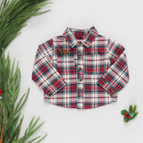 Baby Boys Jack Shirt || Holly Tartan