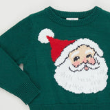 Boys Oliver Sweater || Evergreen Santa