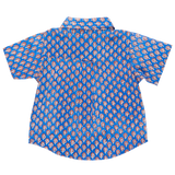 Boys Jack Shirt || Blue Lisbon Ditsy