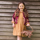 Girls Charlie Dress || Inca Gold Tear Drop