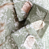 Tissue Paper || King Protea In Olive