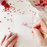 Paintable Notecards || Sweet Treats Valentines